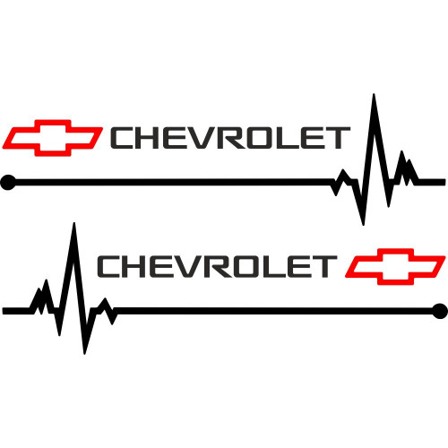 Набір наклейок на дзеркала авто - Chevrolet Пульс (2шт)