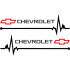 Набор наклеек на зеркала авто - Chevrolet Пульс (2шт)