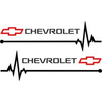 Набір наклейок на дзеркала авто - Chevrolet Пульс (2шт)