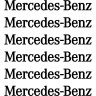 Комплект наклейок на супорта - Mercedes-Benz (6 шт.) Комплект наклейок на супорта - Mercedes-Benz (6 шт.)