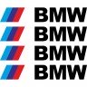 Набор виниловых наклеек на ручки авто - BMW Триколор (4 шт.) Набор виниловых наклеек на ручки авто - BMW Триколор (4 шт.)