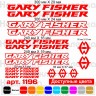 Вінілові наклейки на велосипед - набір Gary Fisher v3 (17шт)