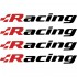 Набір вінілових наклейок на ручки авто - Volkswagen Racing (4 шт.) Набір вінілових наклейок на ручки авто - Volkswagen Racing (4 шт.)