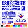Виниловые наклейки на велосипед - набор Gary Fisher v4 (19 шт) Виниловые наклейки на велосипед - набор Gary Fisher v4 (19 шт)
