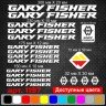 Виниловые наклейки на велосипед - набор Gary Fisher v4 (19 шт) Виниловые наклейки на велосипед - набор Gary Fisher v4 (19 шт)