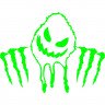 Виниловая наклейка на автомобиль или мотоцикл - Привидение Monster Energy