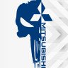 Виниловая наклейка на капот автомобиля - Череп Mitsubishi / Мицубиси Каратель Виниловая наклейка на капот автомобиля - Череп Mitsubishi / Мицубиси Каратель