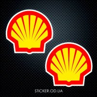 Виниловая наклейка стикер на автомобиль - Royal Dutch Shell (2шт.)