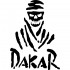 Вінілова наклейка на автомобіль - Dakar Skull /Череп