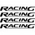 Набор виниловых наклеек  на ручки авто - Racing (4 шт.)