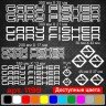 Вінілові наклейки на велосипед - набір Gary Fisher v6 (17 шт) Вінілові наклейки на велосипед - набір Gary Fisher v6 (17 шт)