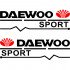 Набір наклейок на дзеркала авто - Daewoo Sport v2 (2шт)